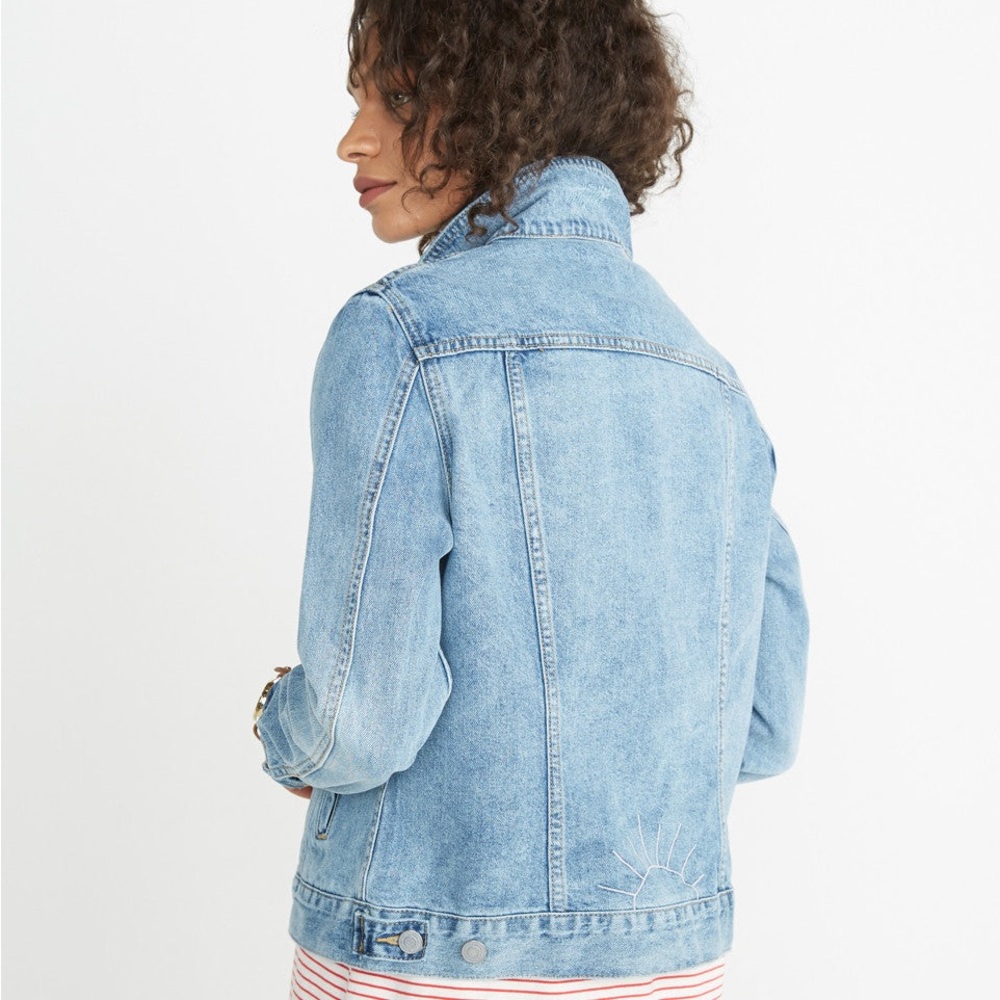 Marine Layer Kate Denim Jacket Medium